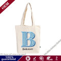 High Quality Shopping Tote Cheap Canvas Zipper Bag